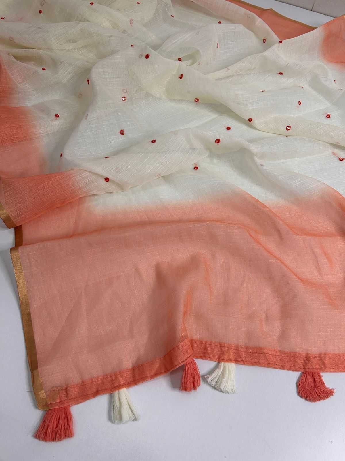 Ynf Linen KESH690 306 Sakshi Sarees Wholesale Designer Sarees Printed Sarees Linen Sarees Manufacturer- Kapda Export