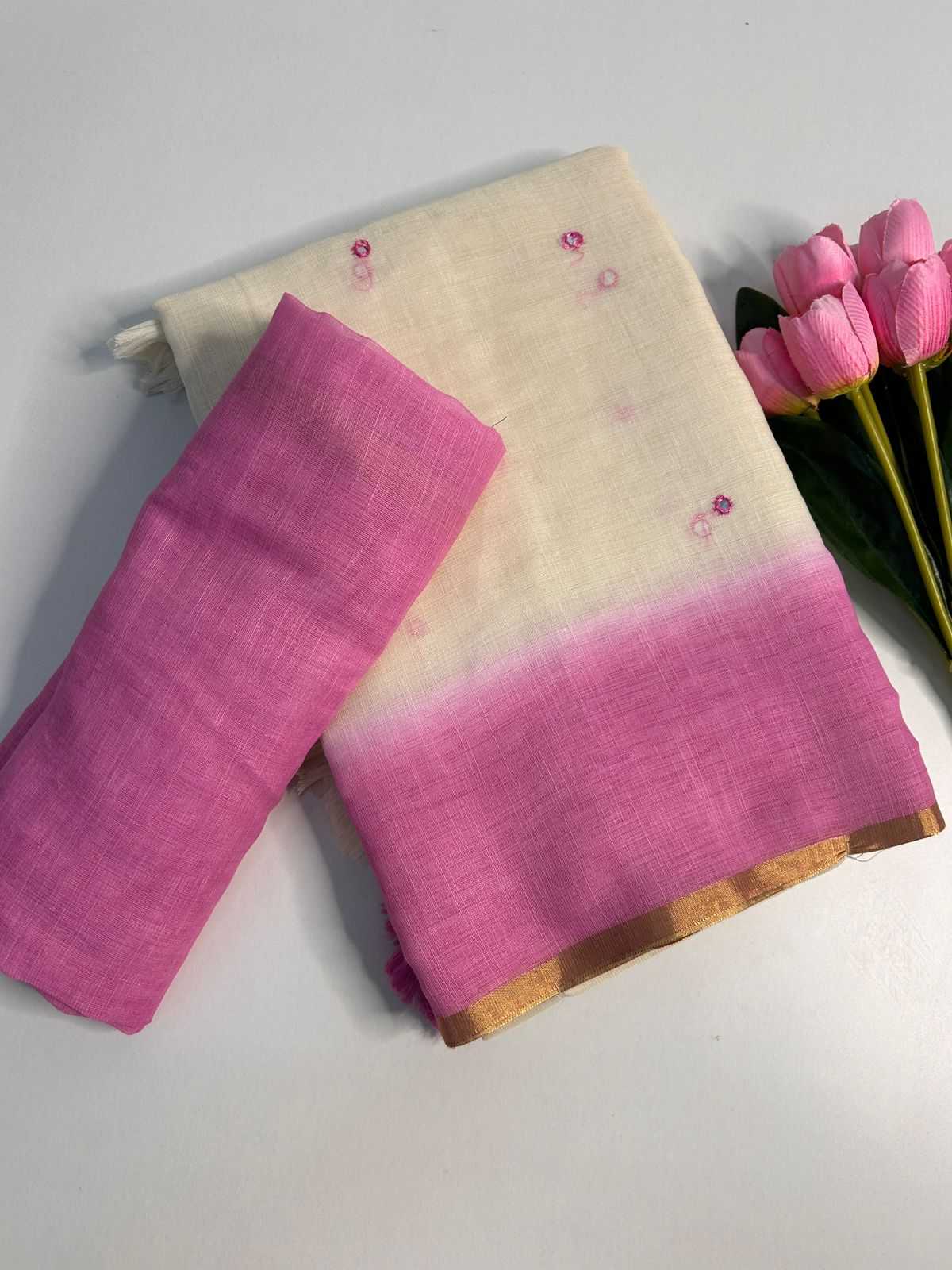 Ynf Linen KESH690 306 Sakshi Sarees Wholesale Designer Sarees Printed Sarees Linen Sarees Manufacturer- Kapda Export