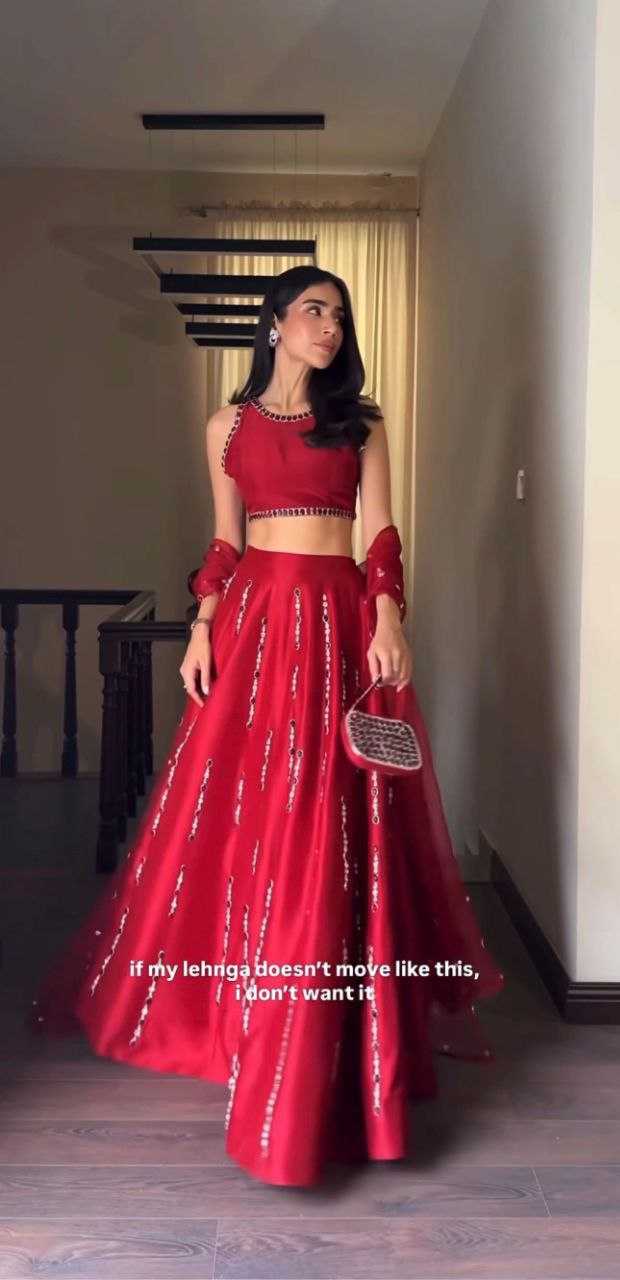 Ynf Malay Satin Silk KESH508 1119 Lehengas Wholesale Designer Lehenga Embroidered Lehenga Mirror Work Lehenga Manufacturer- Kapda Export