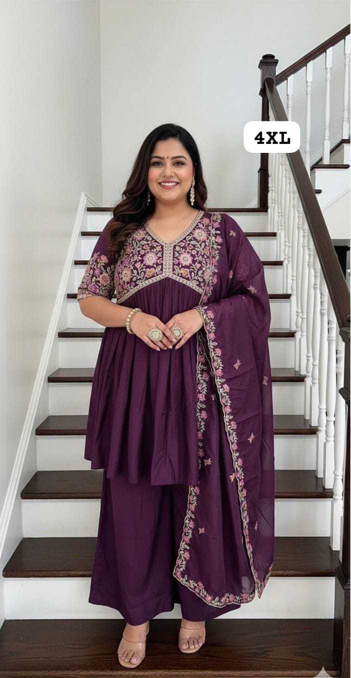 Ynf Muslin KESH594 Anamika Gowns Wholesale Embroidery Gowns Anarkali Gown Designer Gowns Manufacturer- Kapda Export