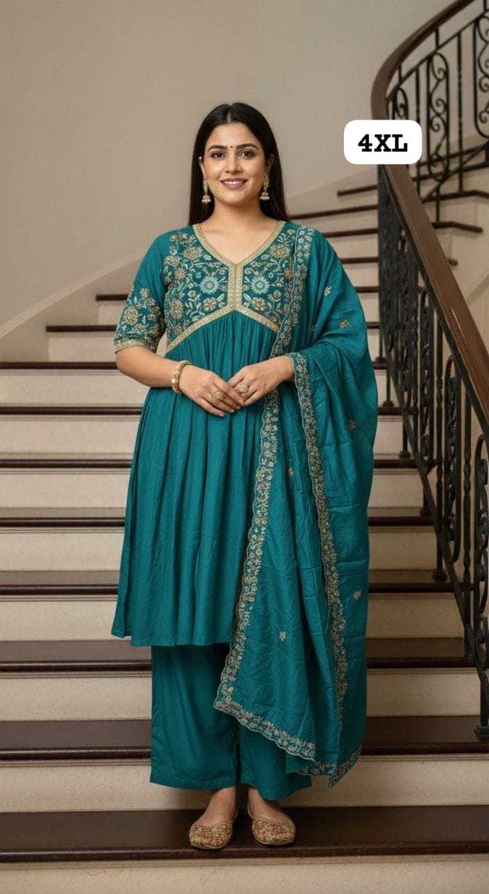 Ynf Muslin KESH594 Anamika Gowns Wholesale Embroidery Gowns Anarkali Gown Designer Gowns Manufacturer- Kapda Export