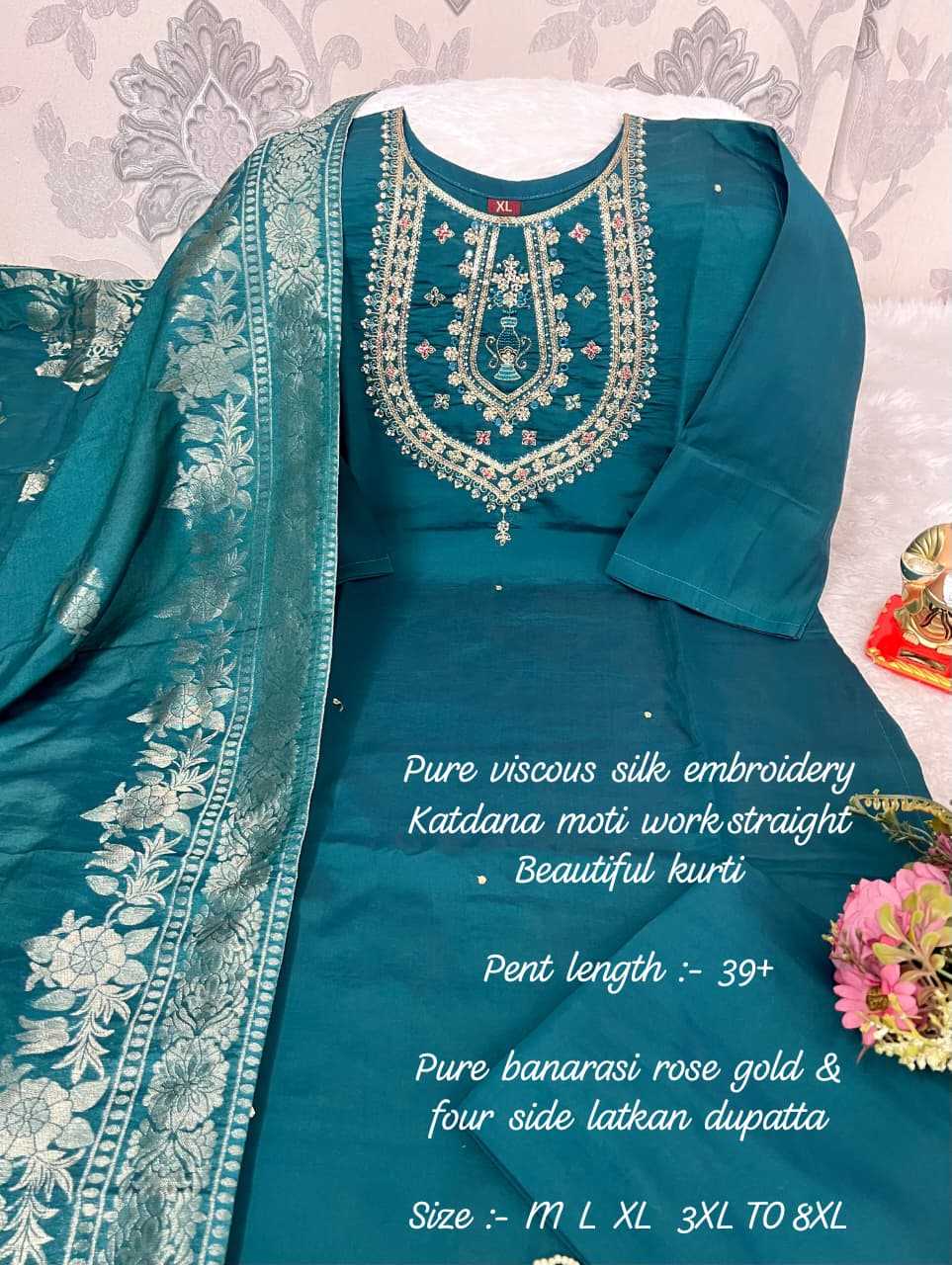 Ynf Muslin KESH594 Arhana Kurti Plus Size Collections Wholesale Party Wear Kurtis Designer Kurtis Kurti With Pants Manufacturer- Kapda Export