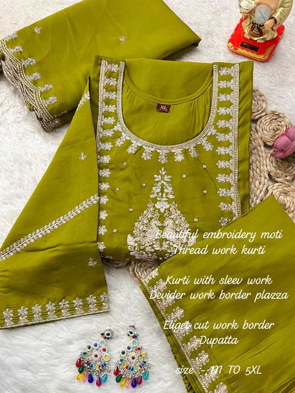 Ynf Muslin KESH594 Barira Kurti Plus Size Collections Wholesale Party Wear Kurtis Designer Kurtis Embroidered Kurtis Manufacturer- Kapda Export