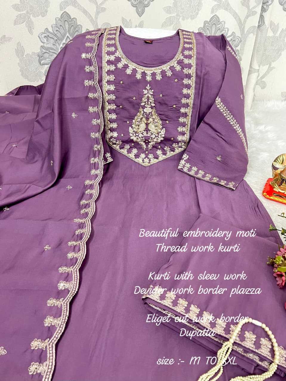 Ynf Muslin KESH594 Barira Kurti Plus Size Collections Wholesale Party Wear Kurtis Designer Kurtis Embroidered Kurtis Manufacturer- Kapda Export