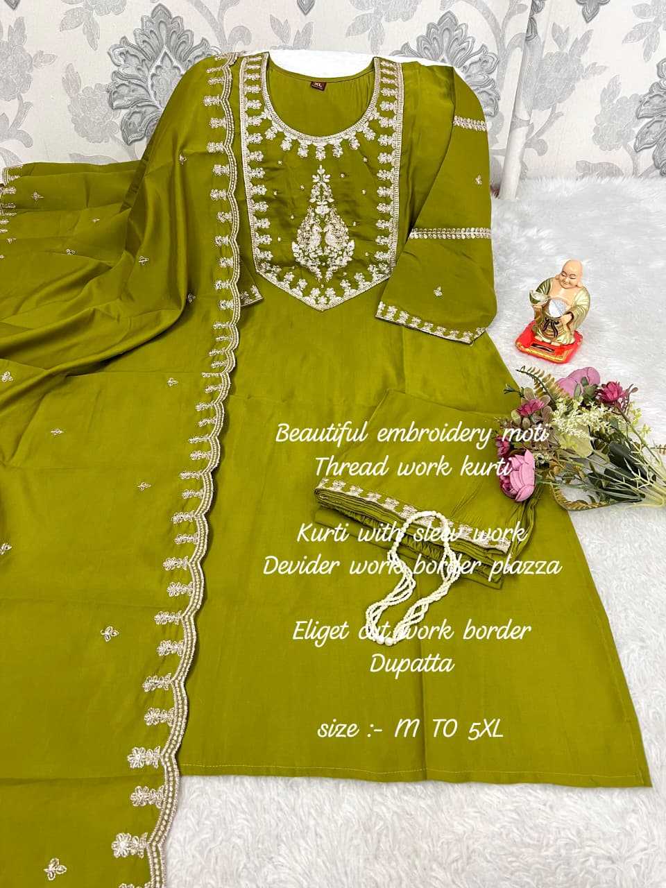 Ynf Muslin KESH594 Barira Kurti Plus Size Collections Wholesale Party Wear Kurtis Designer Kurtis Embroidered Kurtis Manufacturer- Kapda Export