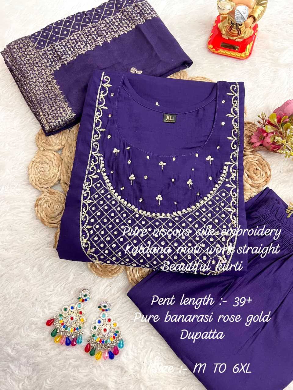 Ynf Muslin KESH594 Qudsia Kurti Plus Size Collections Wholesale Designer Kurtis Handloom Kurtis Kurti With Pants Manufacturer- Kapda Export