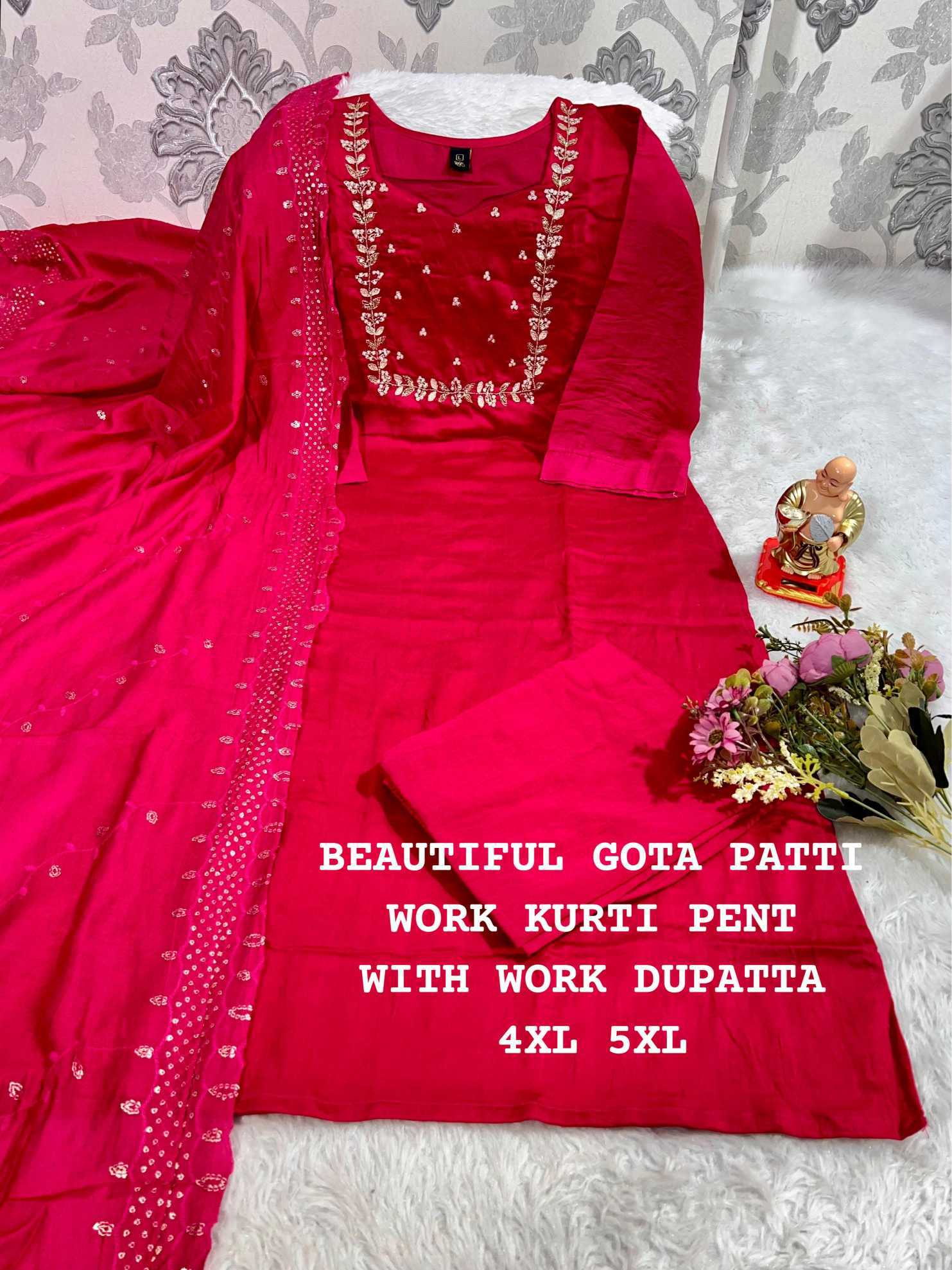 Ynf Muslin Silk KESH594 Jahnara Kurti Plus Size Collections Wholesale Designer Kurtis Ladies Kurti Silk Kurtis Manufacturer- Kapda Export