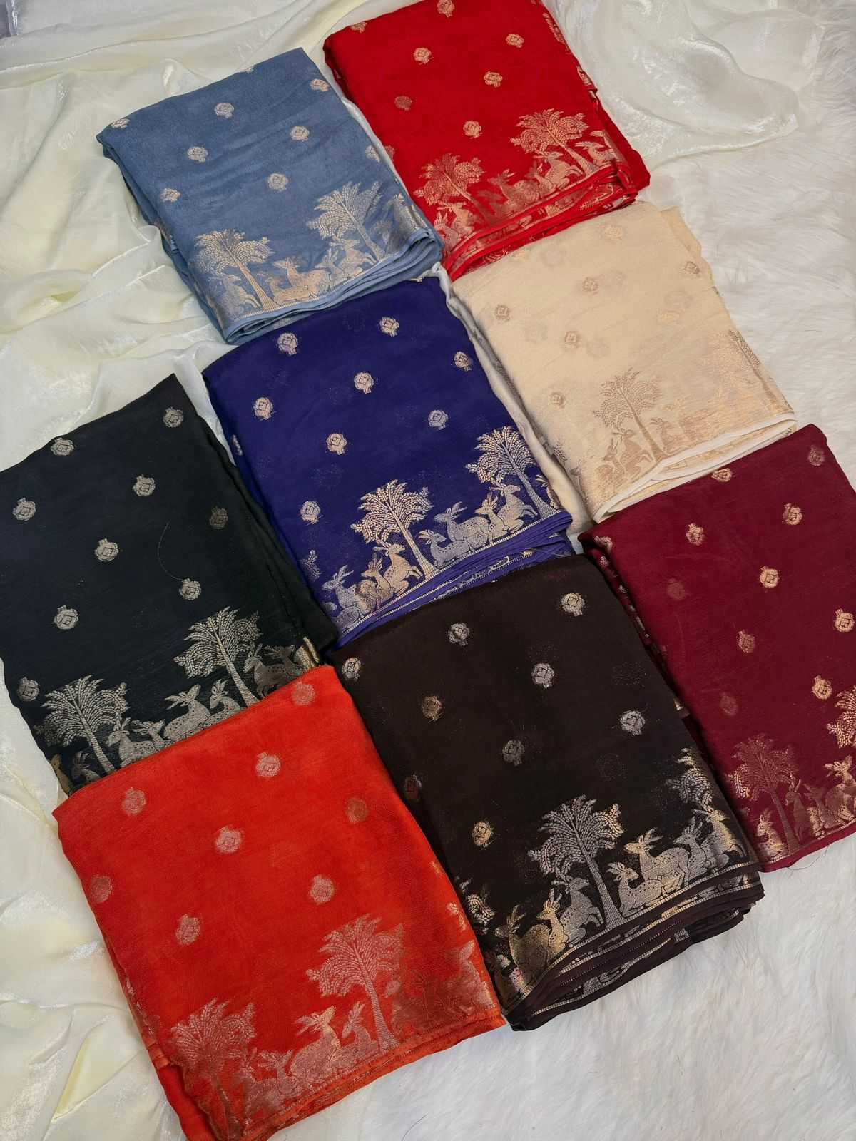 Ynf Muslin Silk KESH676 107 Sarees Festive Collections Wholesale Viscose Saree Silk Sarees Sarees With Blouse Manufacturer- Kapda Export
