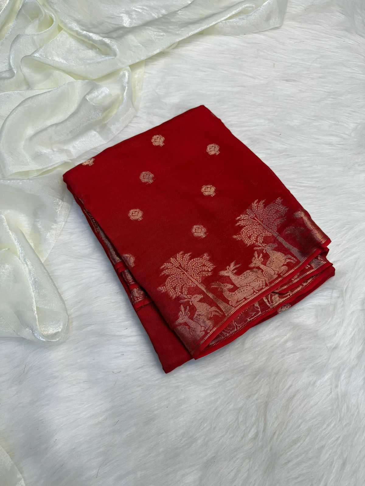 Ynf Muslin Silk KESH676 107 Sarees Festive Collections Wholesale Viscose Saree Silk Sarees Sarees With Blouse Manufacturer- Kapda Export