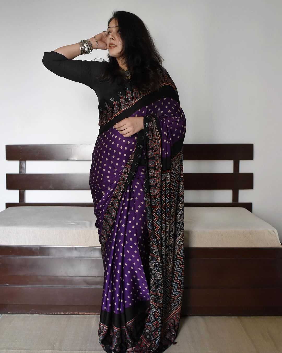 Ynf Muslin Silk KESH682 Aamira Silk Sarees Wholesale Hand Block Printed Silk Saree Muslin Silk Saree Lightweight Silk Sarees Manufacturer- Kapda Export