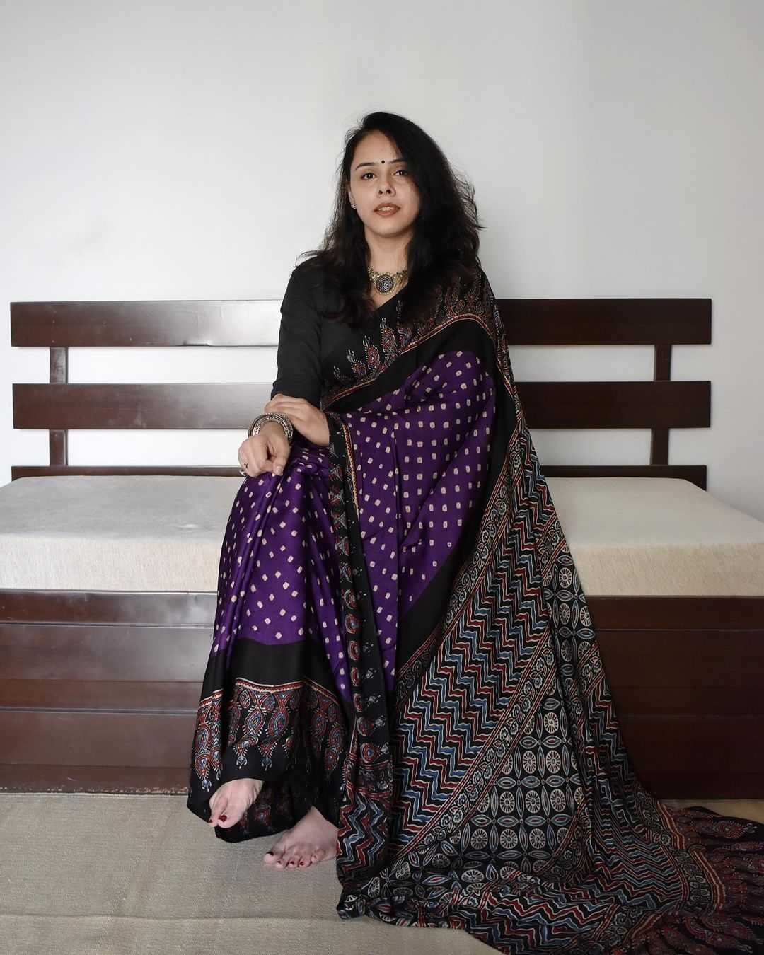 Ynf Muslin Silk KESH682 Aamira Silk Sarees Wholesale Hand Block Printed Silk Saree Muslin Silk Saree Lightweight Silk Sarees Manufacturer- Kapda Export