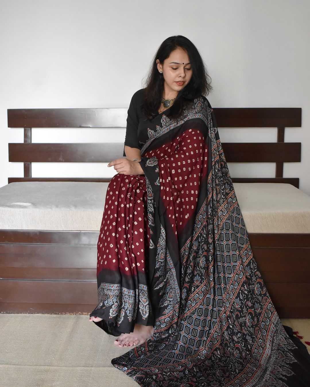 Ynf Muslin Silk KESH682 Aamira Silk Sarees Wholesale Hand Block Printed Silk Saree Muslin Silk Saree Lightweight Silk Sarees Manufacturer- Kapda Export