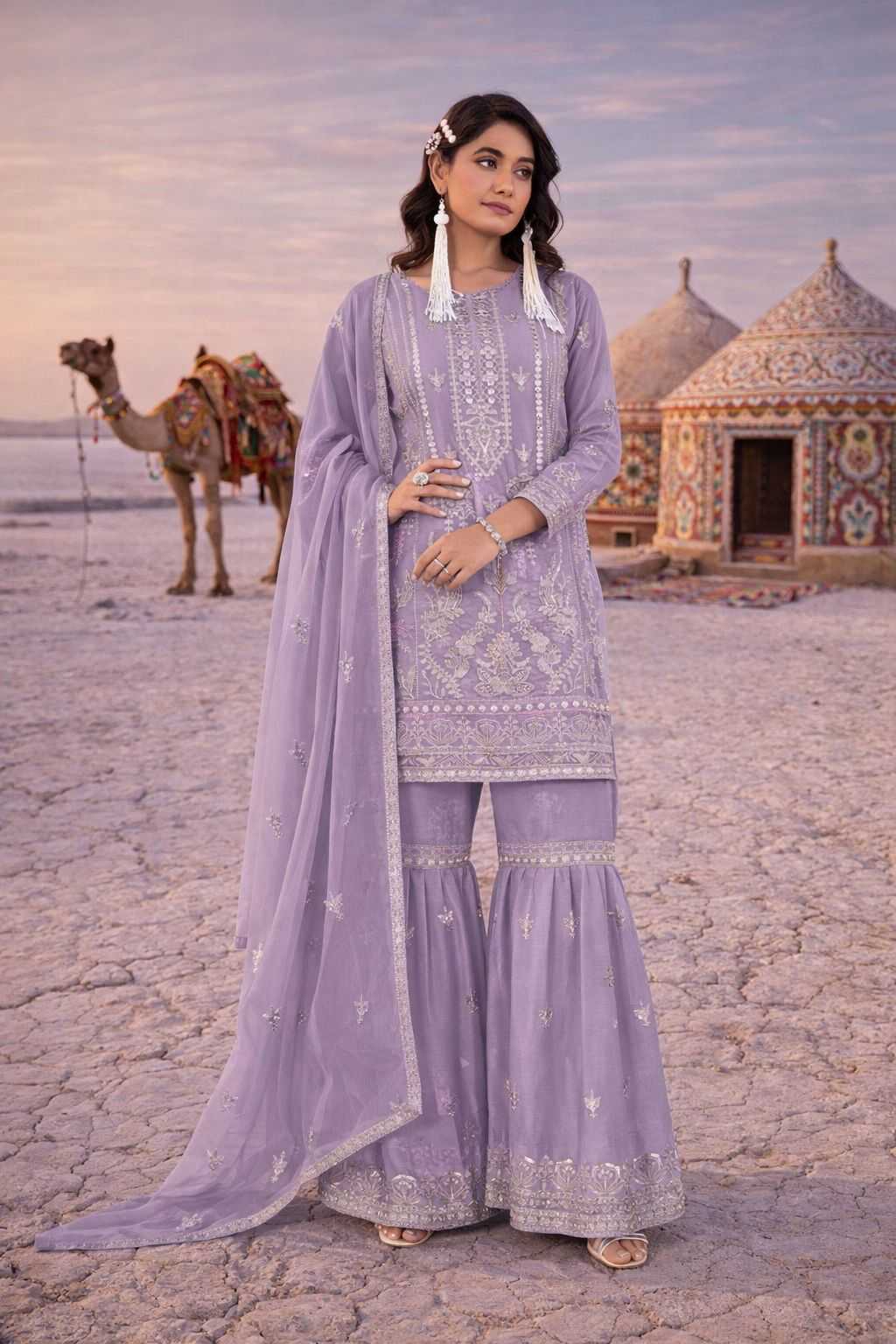 Ynf Nylon RIN236 1316 Suits & Dresses Islamic Clothing Festive Collections Wholesale Pakistani Suits Palazzo Suit Suit Material Manufacturer- Kapda Export