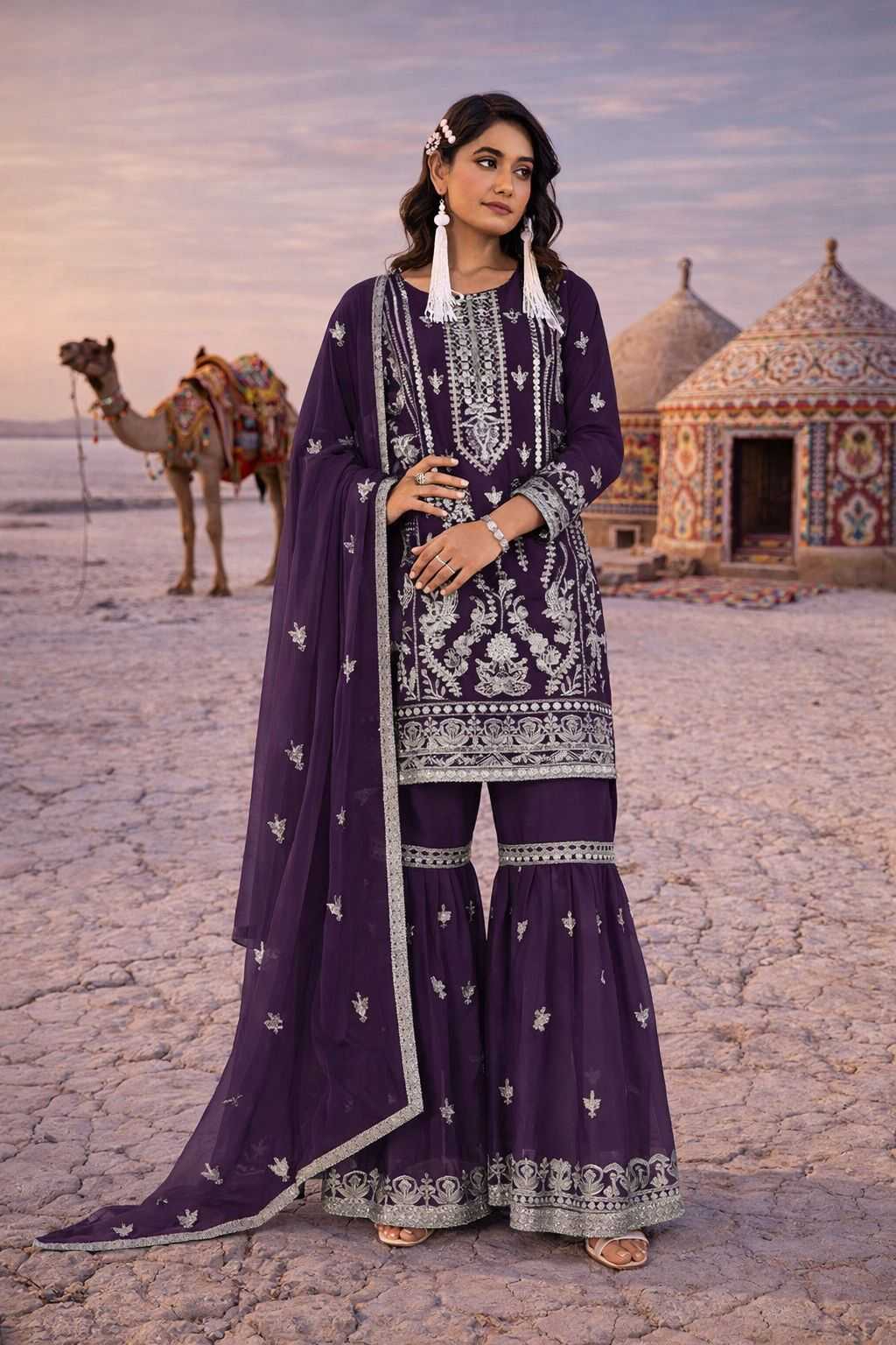 Ynf Nylon RIN236 1316 Suits & Dresses Islamic Clothing Festive Collections Wholesale Pakistani Suits Palazzo Suit Suit Material Manufacturer- Kapda Export