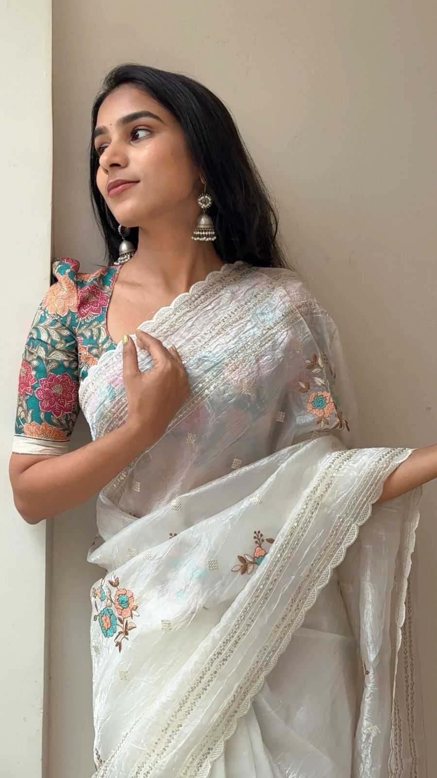 Ynf Organza KESH694 13 Sarees Festive Collections Wholesale Organza Sarees Sequence Sarees Onam Collections Manufacturer- Kapda Export