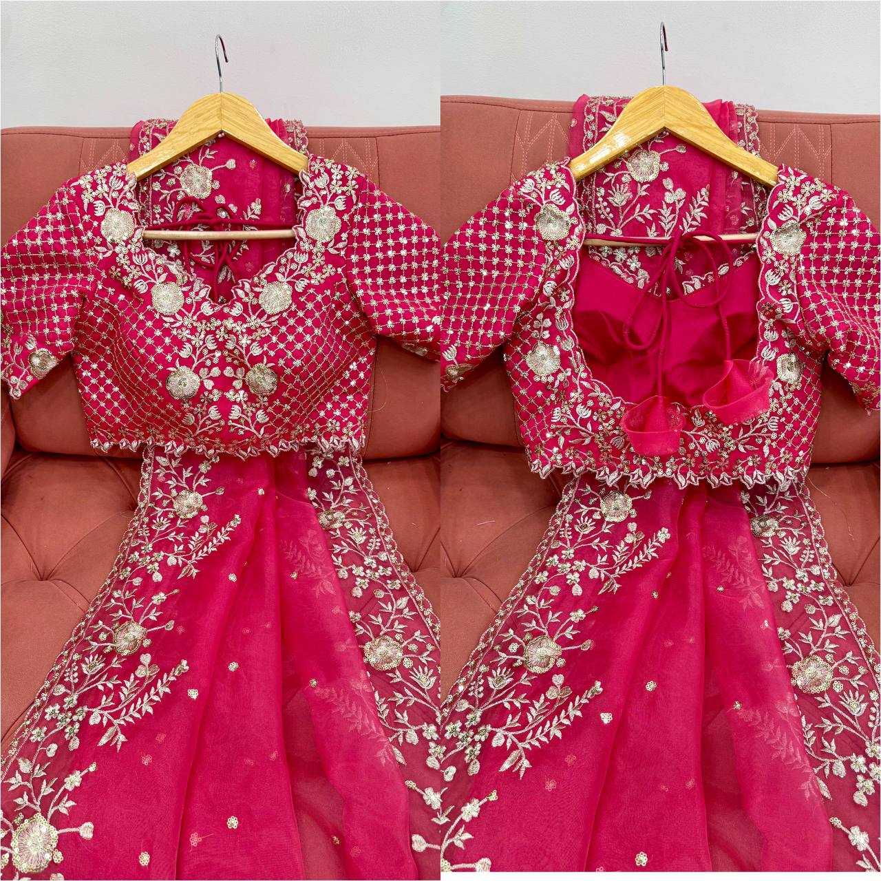 Ynf Organza RIN133 62 Sarees Wholesale Organza Sarees Sequin Sarees Embroidered Sarees Manufacturer- Kapda Export