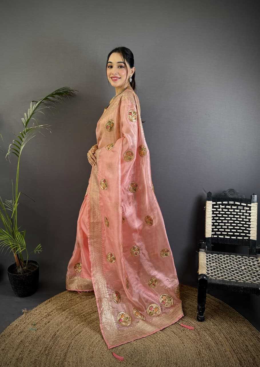 Ynf Organza Silk KESH548 Dhoom Sarees Festive Collections Wholesale Organza Sarees Embroidered Sarees Zari Border Sarees Manufacturer- Kapda Export