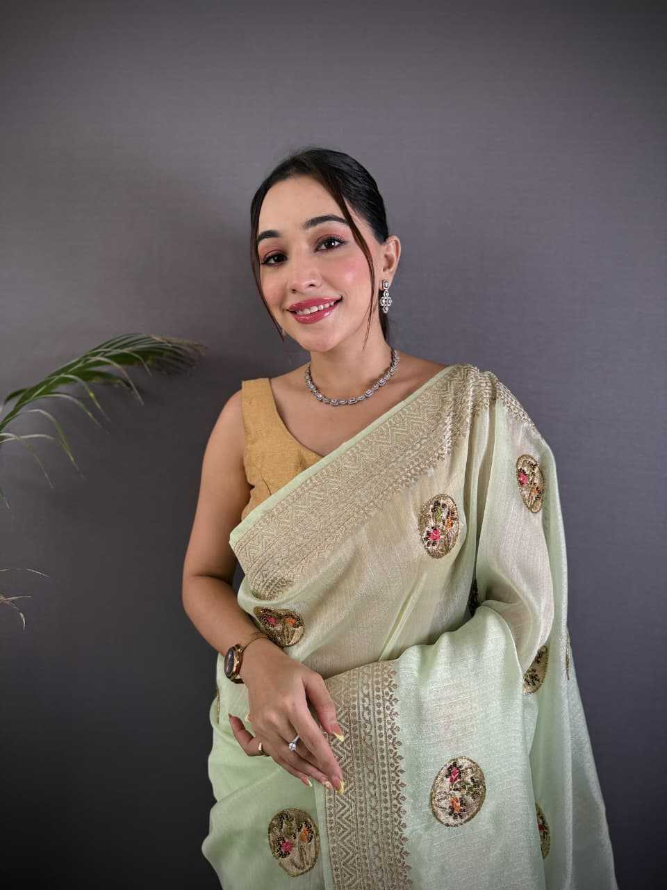 Ynf Organza Silk KESH548 Dhoom Sarees Festive Collections Wholesale Organza Sarees Embroidered Sarees Zari Border Sarees Manufacturer- Kapda Export