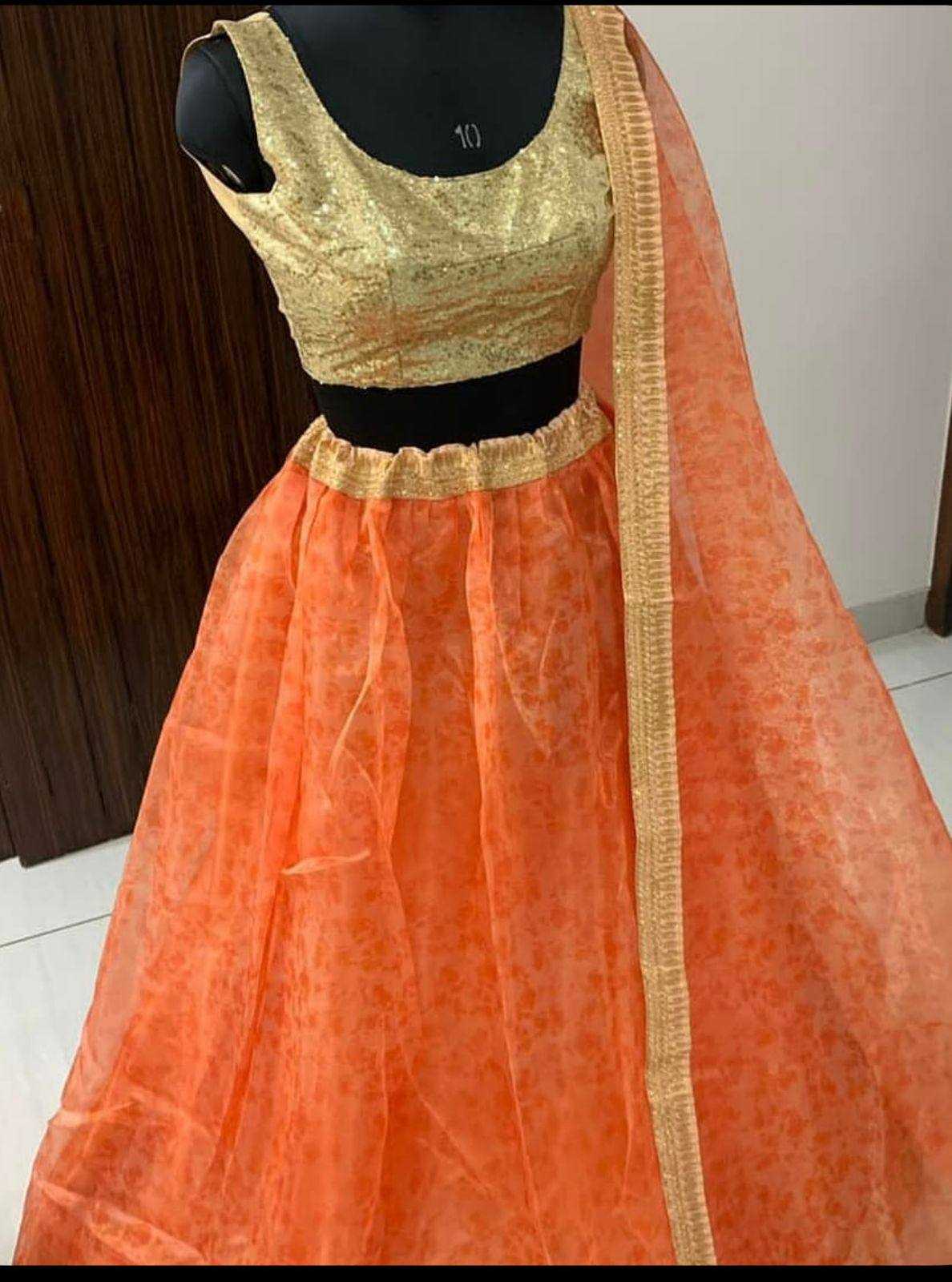 Ynf Organza Silk RIN213 1057 Lehengas Wholesale Designer Lehenga Printed Lehenga Sequins Lehenga Manufacturer- Kapda Export