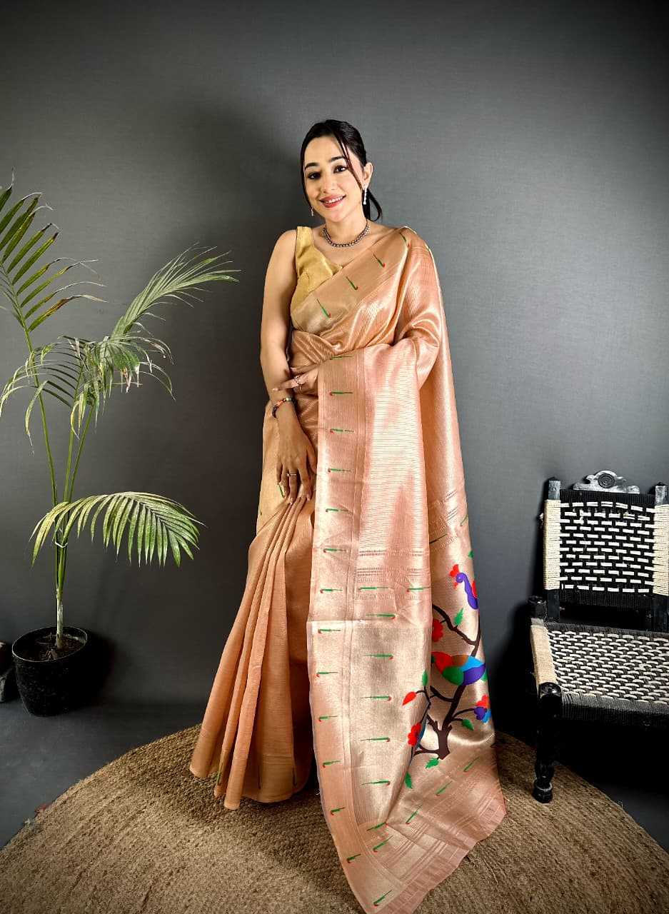 Ynf Paithani Silk KESH663 Tayron Sarees Festive Collections Wholesale Tissue Silk Saree Zari Sarees Sarees With Blouse Manufacturer- Kapda Export