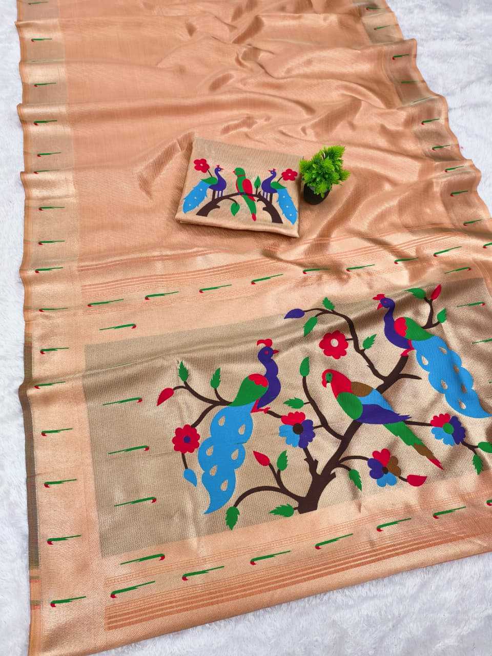 Ynf Paithani Silk KESH663 Tayron Sarees Festive Collections Wholesale Tissue Silk Saree Zari Sarees Sarees With Blouse Manufacturer- Kapda Export