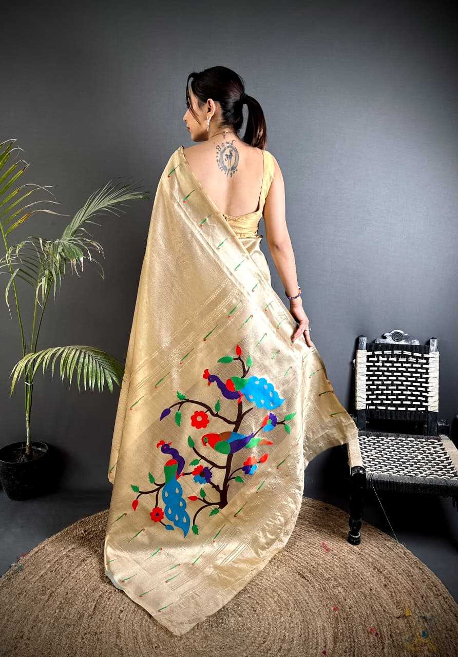 Ynf Paithani Silk KESH663 Tayron Sarees Festive Collections Wholesale Tissue Silk Saree Zari Sarees Sarees With Blouse Manufacturer- Kapda Export