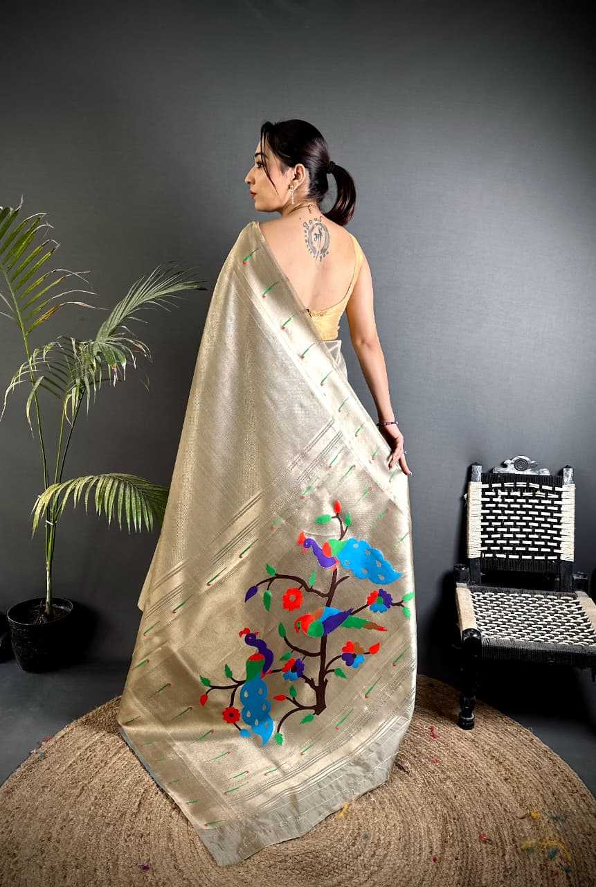 Ynf Paithani Silk KESH663 Tayron Sarees Festive Collections Wholesale Tissue Silk Saree Zari Sarees Sarees With Blouse Manufacturer- Kapda Export