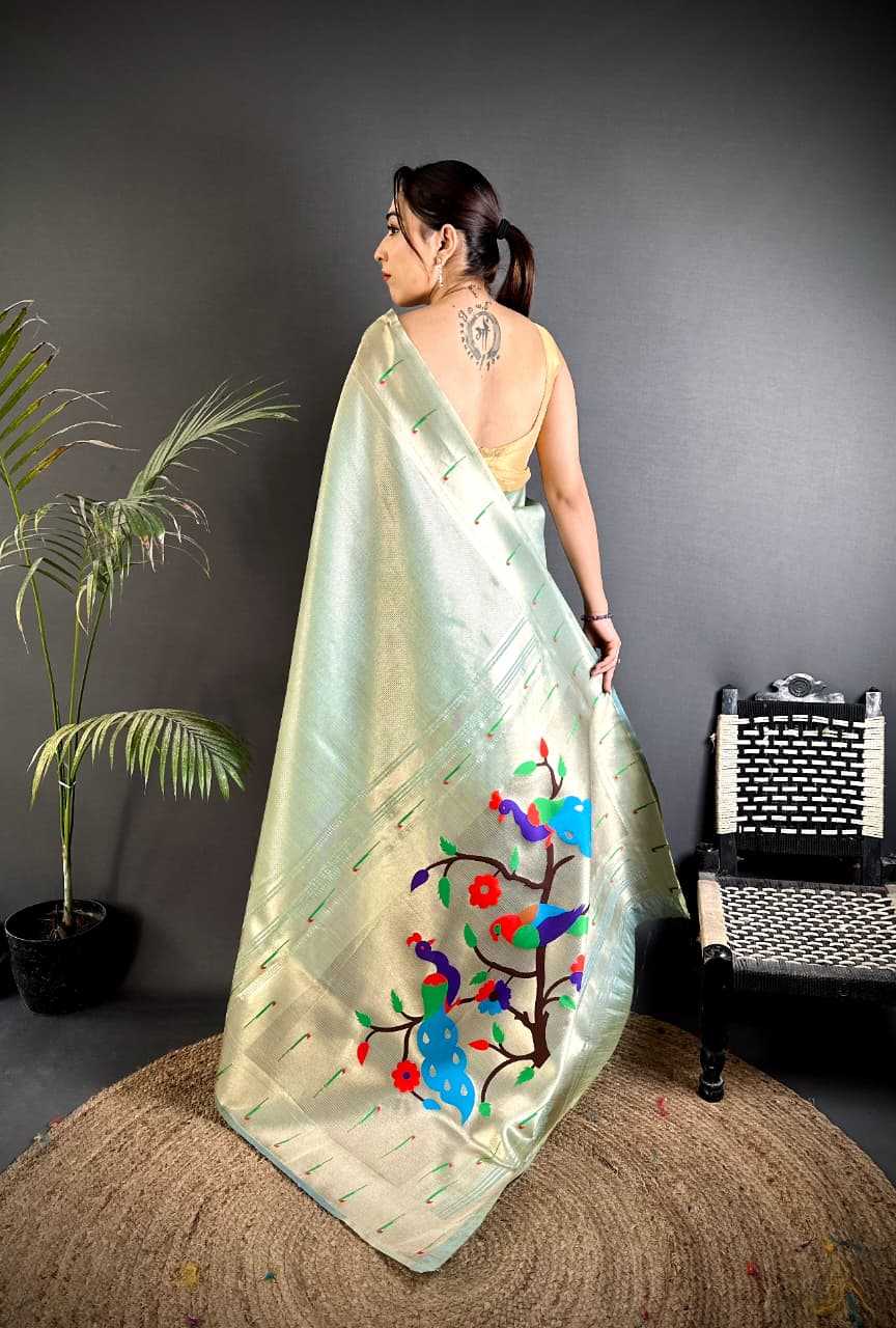 Ynf Paithani Silk KESH663 Tayron Sarees Festive Collections Wholesale Tissue Silk Saree Zari Sarees Sarees With Blouse Manufacturer- Kapda Export