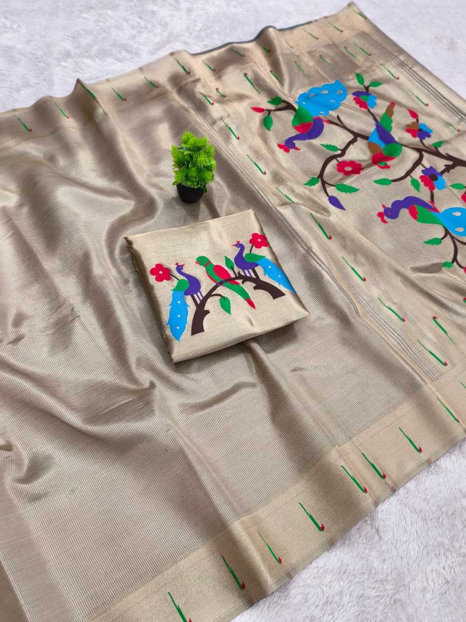 Ynf Paithani Silk KESH663 Tayron Sarees Festive Collections Wholesale Tissue Silk Saree Zari Sarees Sarees With Blouse Manufacturer- Kapda Export