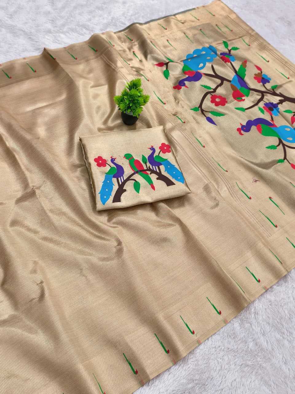Ynf Paithani Silk KESH663 Tayron Sarees Festive Collections Wholesale Tissue Silk Saree Zari Sarees Sarees With Blouse Manufacturer- Kapda Export