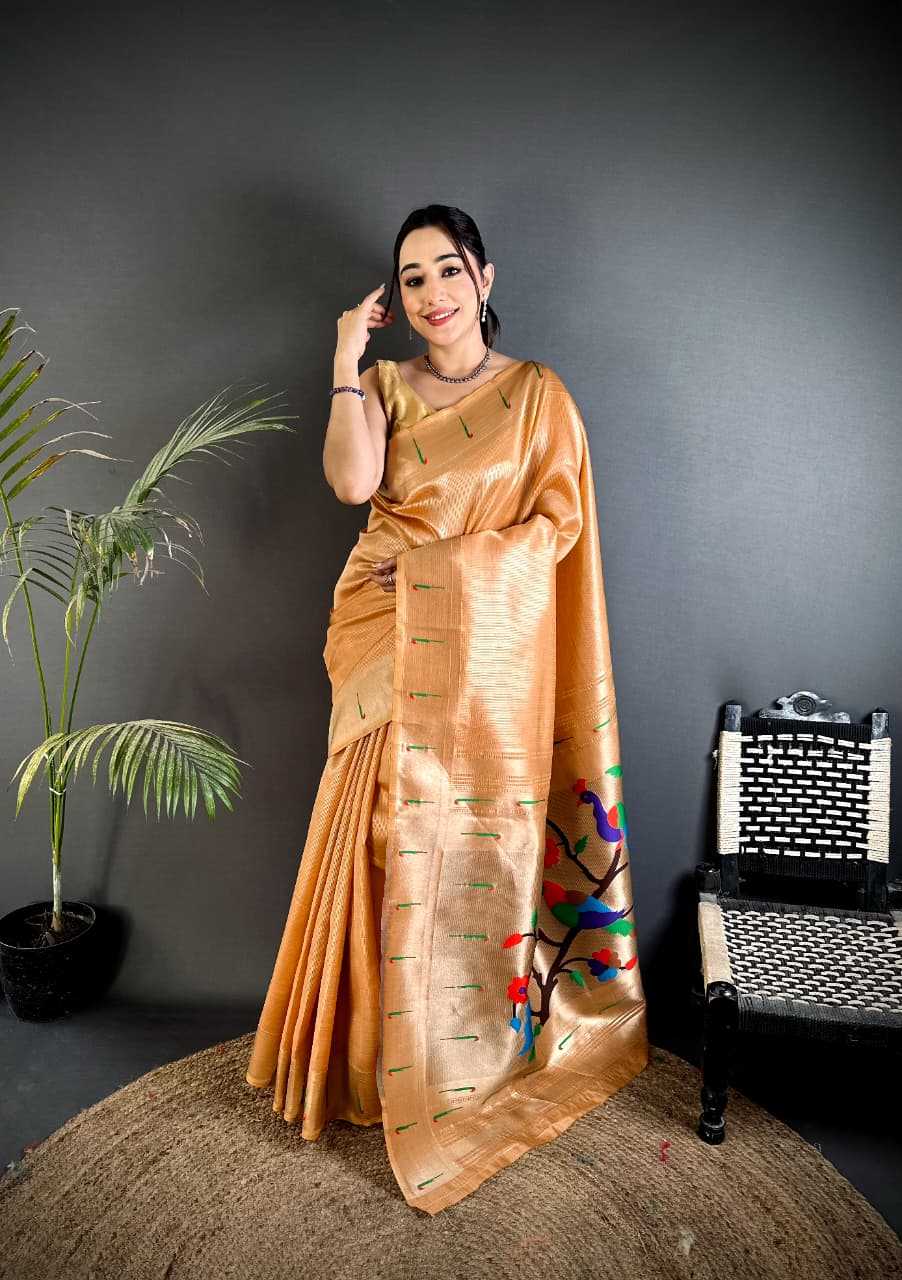 Ynf Paithani Silk KESH663 Tayron Sarees Festive Collections Wholesale Tissue Silk Saree Zari Sarees Sarees With Blouse Manufacturer- Kapda Export