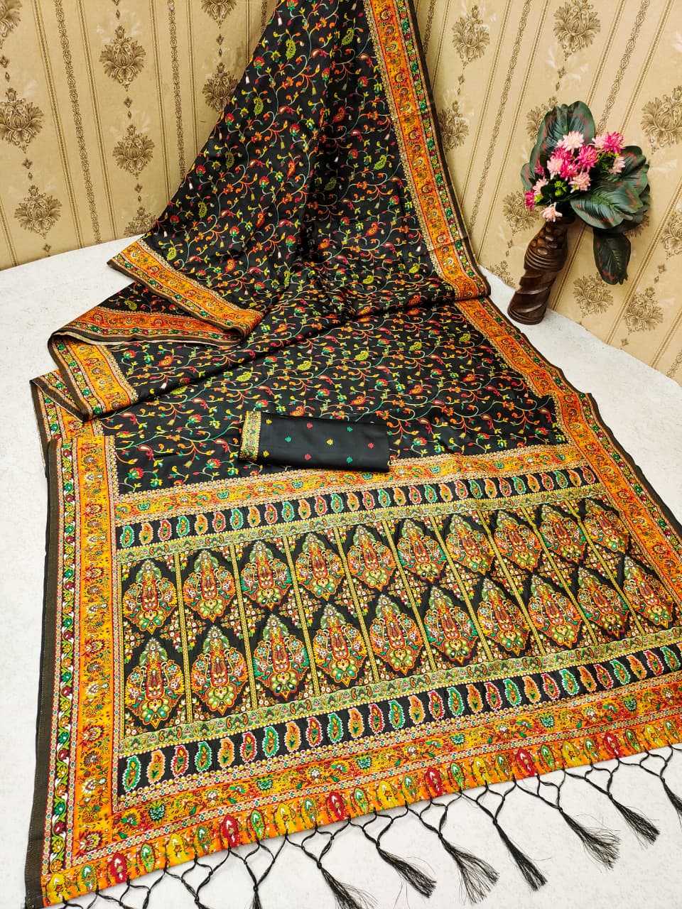 Ynf Pashmina KESH663 Superb Silk Sarees Festive Collections Wholesale Silk Sarees With Blouse Festival Silk Sarees Pashmina Silk Sarees Manufacturer- Kapda Export