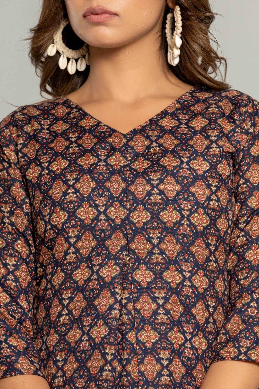 Ynf Poly Rayon KESH738 Mustard Western Wears Wholesale Tops Women Shirts Manufacturer- Kapda Export