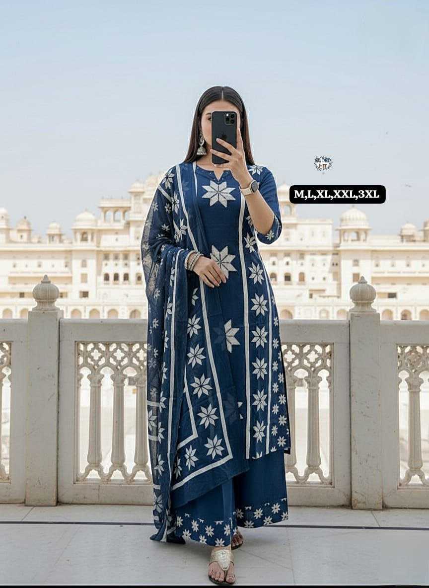 Ynf Premium Nida KESH536 Embro Kurti Wholesale Designer Kurtis Printed Kurtis Embroidered Kurtis Manufacturer- Kapda Export