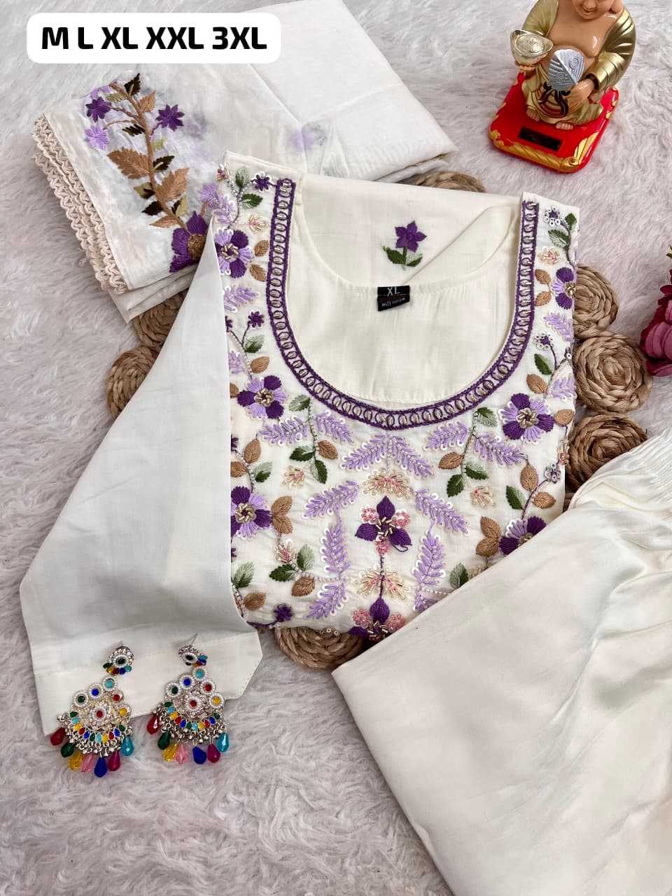 Ynf Premium Roman Silk KESH594 Tanaya Kurti Wholesale Embroidered Kurtis Silk Kurtis Kurti With Pants Manufacturer- Kapda Export