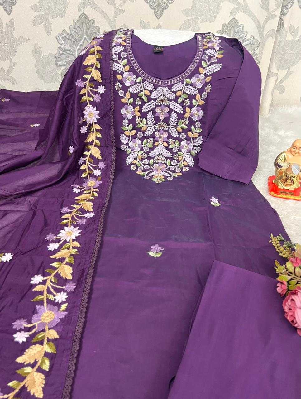 Ynf Premium Roman Silk KESH594 Zimal Kurti Plus Size Collections Wholesale Designer Kurtis Embroidered Kurtis Silk Kurtis Manufacturer- Kapda Export