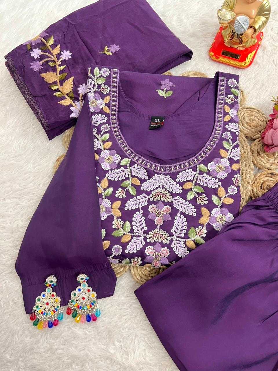 Ynf Premium Roman Silk KESH594 Zimal Kurti Plus Size Collections Wholesale Designer Kurtis Embroidered Kurtis Silk Kurtis Manufacturer- Kapda Export