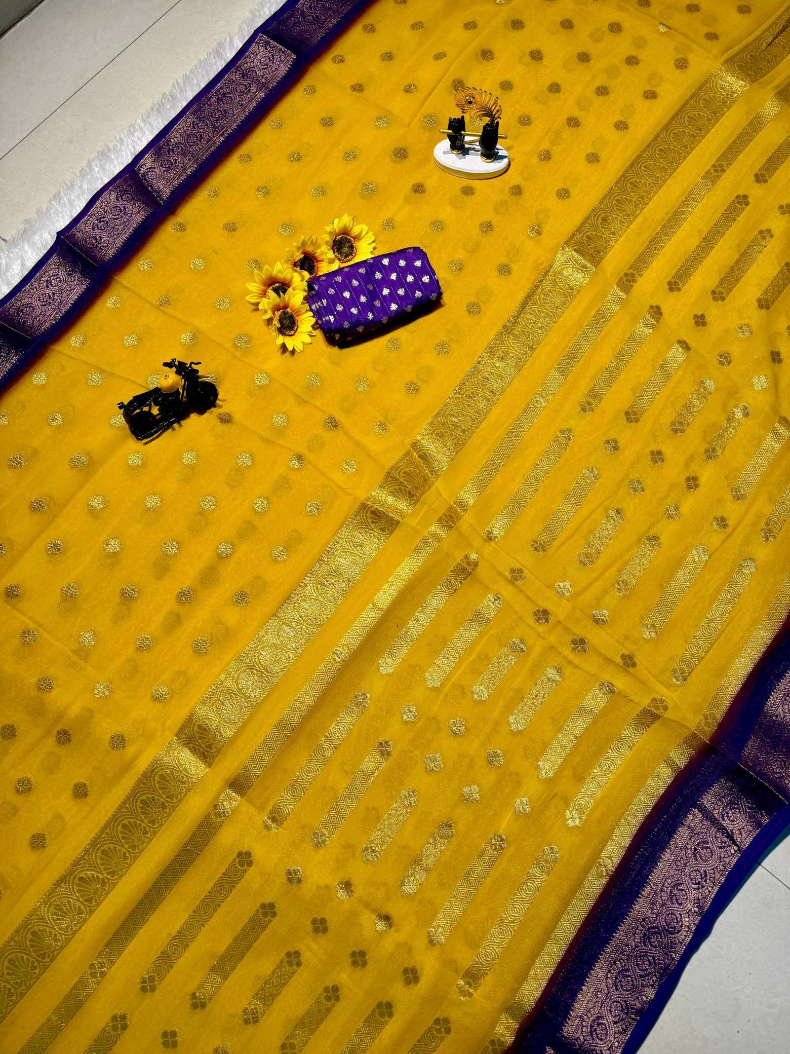 Ynf Premium Silk KESH693 Fariya Silk Sarees Wedding Collections Wholesale Party Wear Silk Sarees Designer Silk Sarees Haldi Outfits Manufacturer- Kapda Export