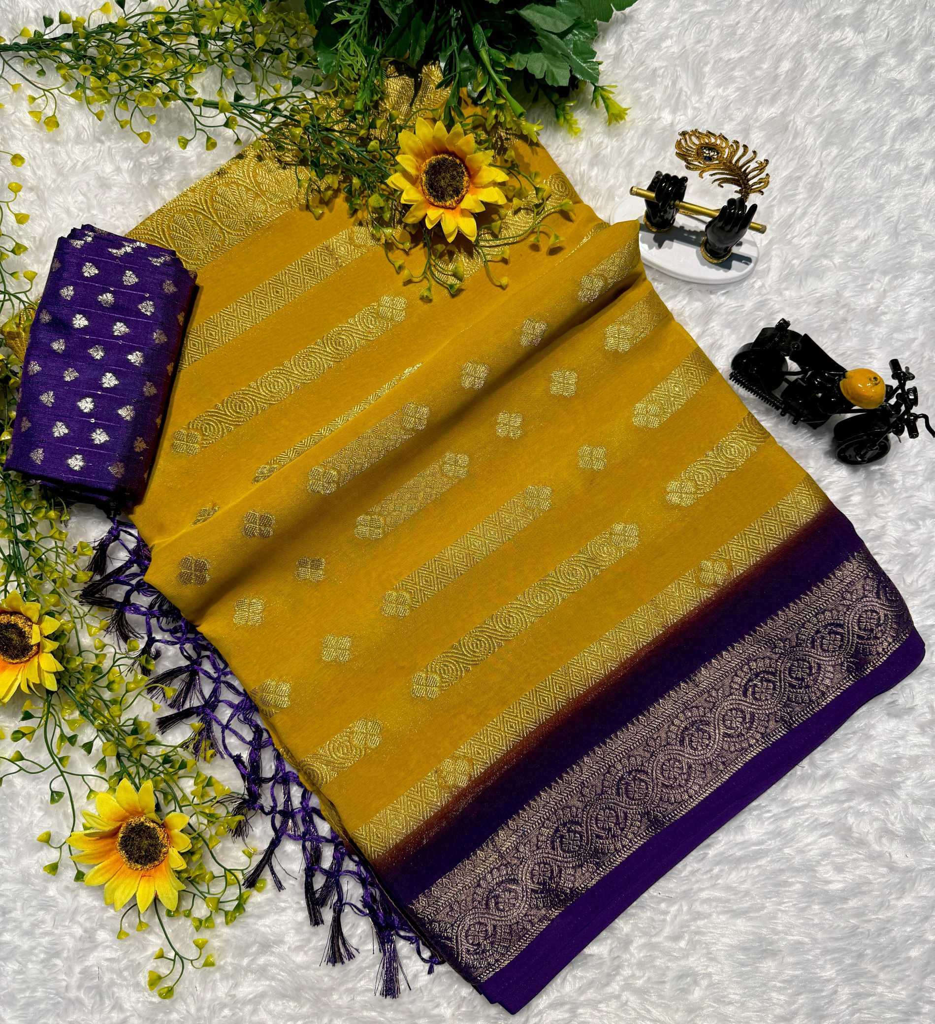 Ynf Premium Silk KESH693 Fariya Silk Sarees Wedding Collections Wholesale Party Wear Silk Sarees Designer Silk Sarees Haldi Outfits Manufacturer- Kapda Export