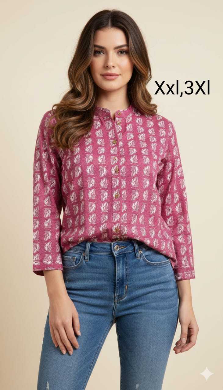 Ynf Pure Cotton KESH585 185 Western Wears Festive Collections Wholesale Tops Women Shirts Manufacturer- Kapda Export