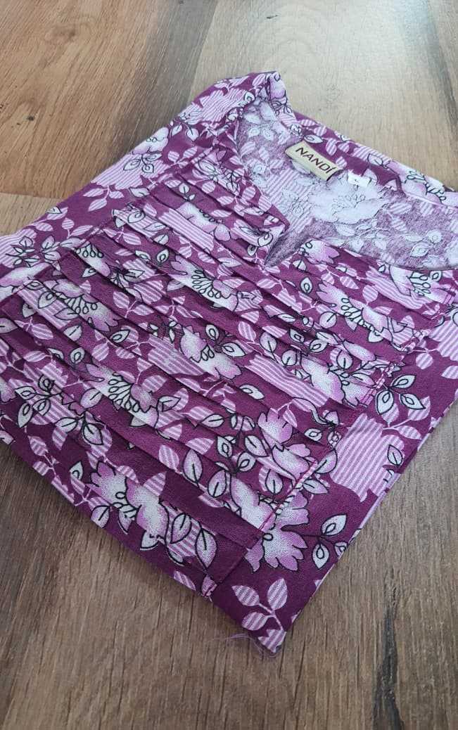 Ynf Pure Cotton KESH585 186 Kurti Festive Collections Wholesale Printed Kurtis Cotton Kurtis Round Neck Kurtis Manufacturer- Kapda Export