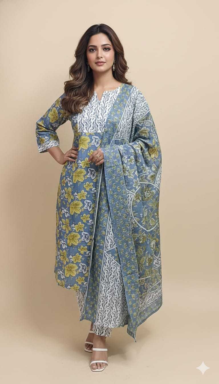 Ynf Pure Cotton KESH585 189 Suits & Dresses Festive Collections Wholesale Printed Suits Cotton Suits Ladies Salwar Suits Manufacturer- Kapda Export