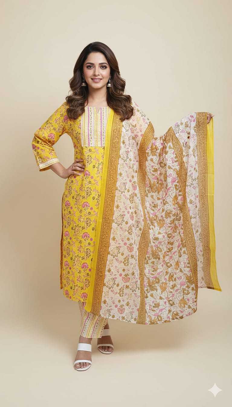 Ynf Pure Cotton KESH585 189 Suits & Dresses Festive Collections Wholesale Printed Suits Cotton Suits Ladies Salwar Suits Manufacturer- Kapda Export