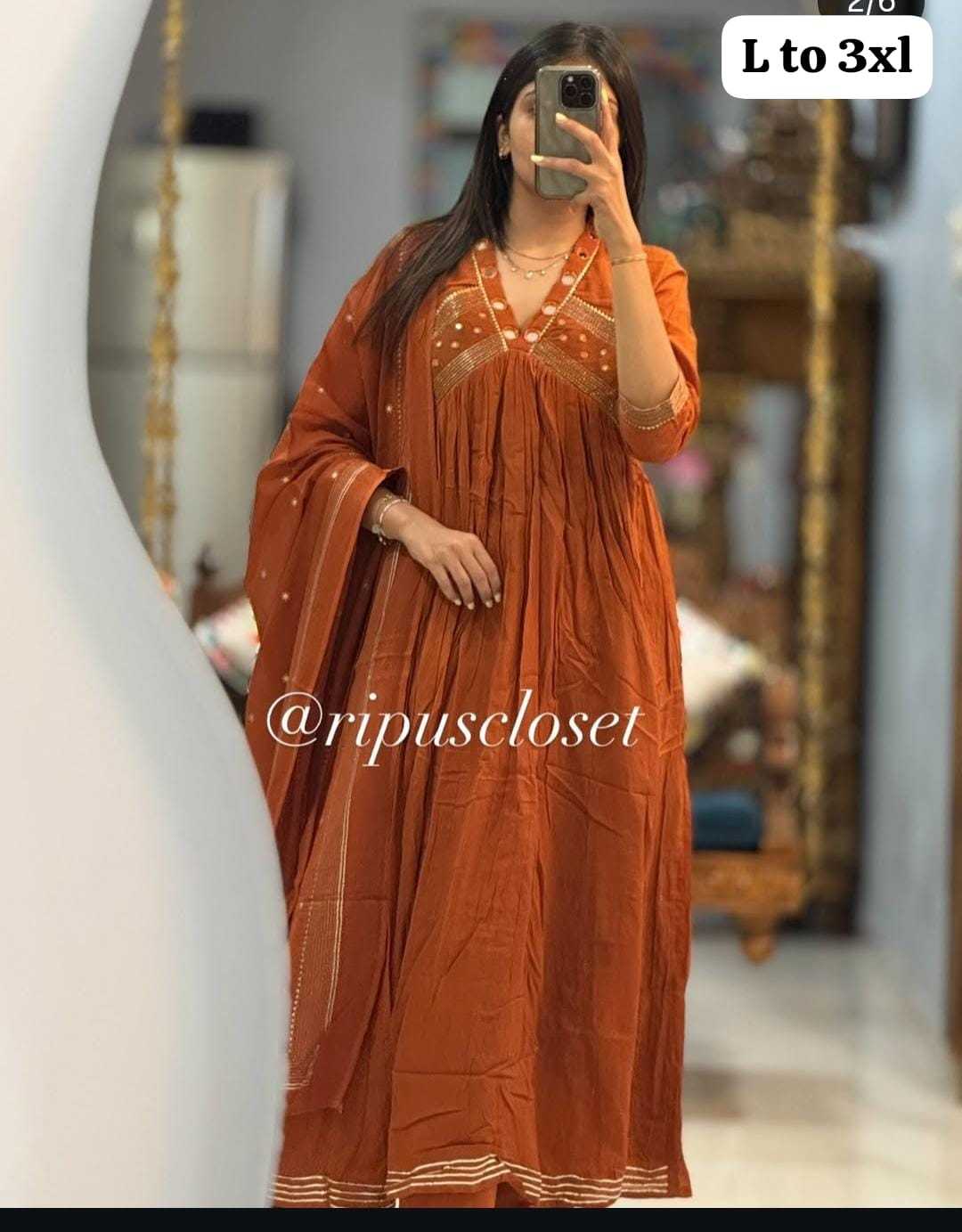 Ynf Pure Cotton KESH623 128 Suits & Dresses Festive Collections Wholesale Cotton Suits Anarkali Suits Handwork Suits Manufacturer- Kapda Export