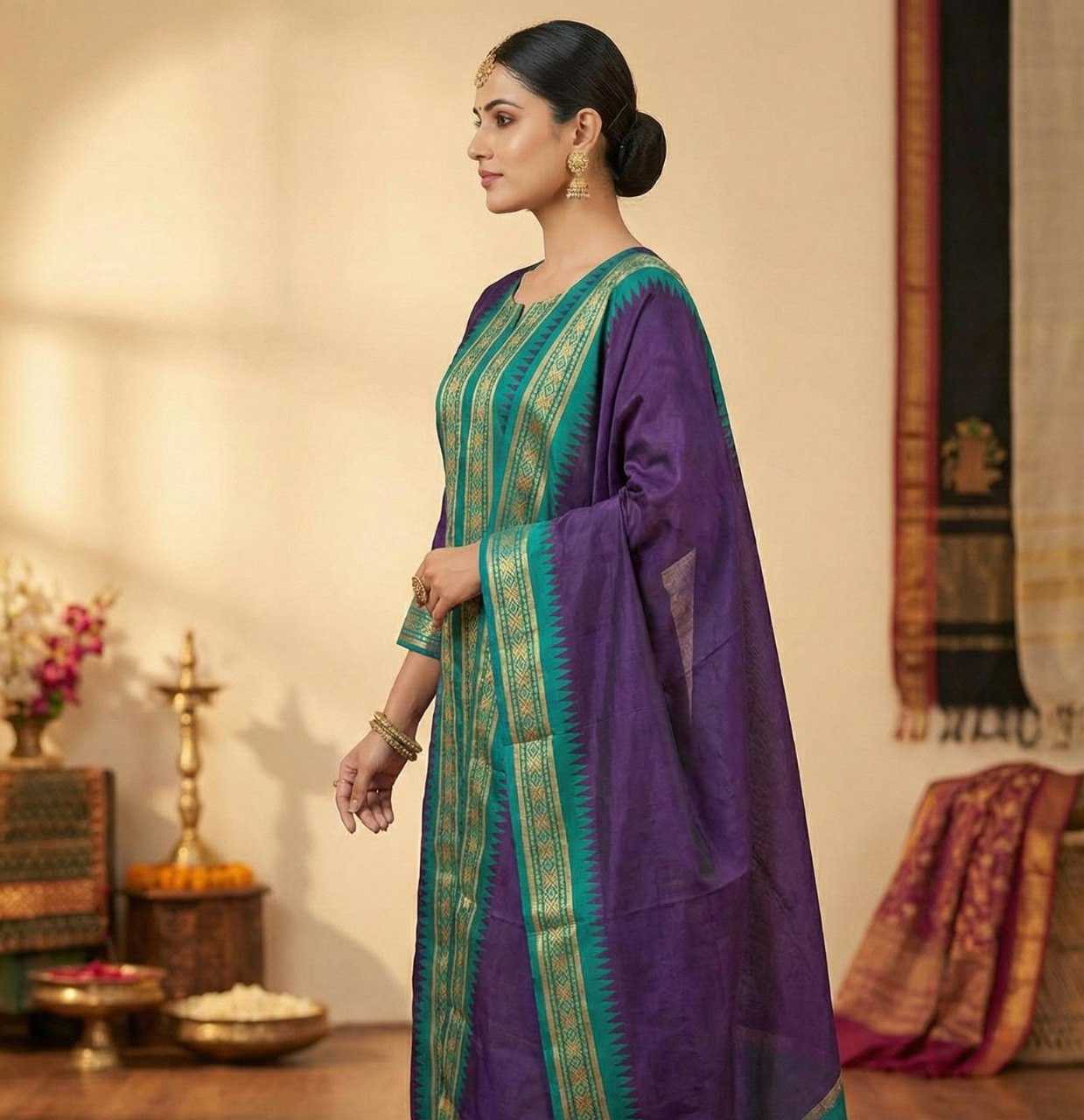 Ynf Pure Cotton KESH738 CREATION Kurti Wholesale Designer Kurtis Cotton Kurtis Round Neck Kurtis Manufacturer- Kapda Export