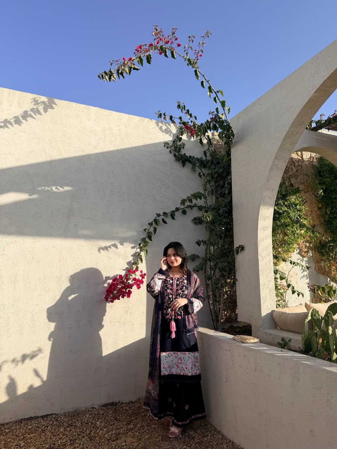 Ynf Pure Rayon KESH677 AASHA 1192 Black Kurti Wholesale Designer Kurtis Rayon Kurtis Embroidered Kurtis Manufacturer- Kapda Export