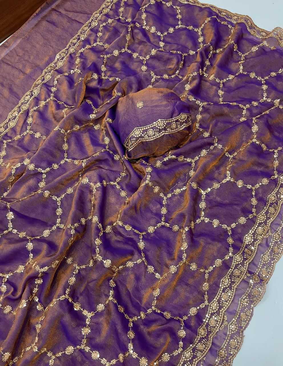 Ynf Pure Silk KESH651 Nexa Sarees Wholesale Sequence Sarees Embroidered Sarees Cutwork Saree Manufacturer- Kapda Export