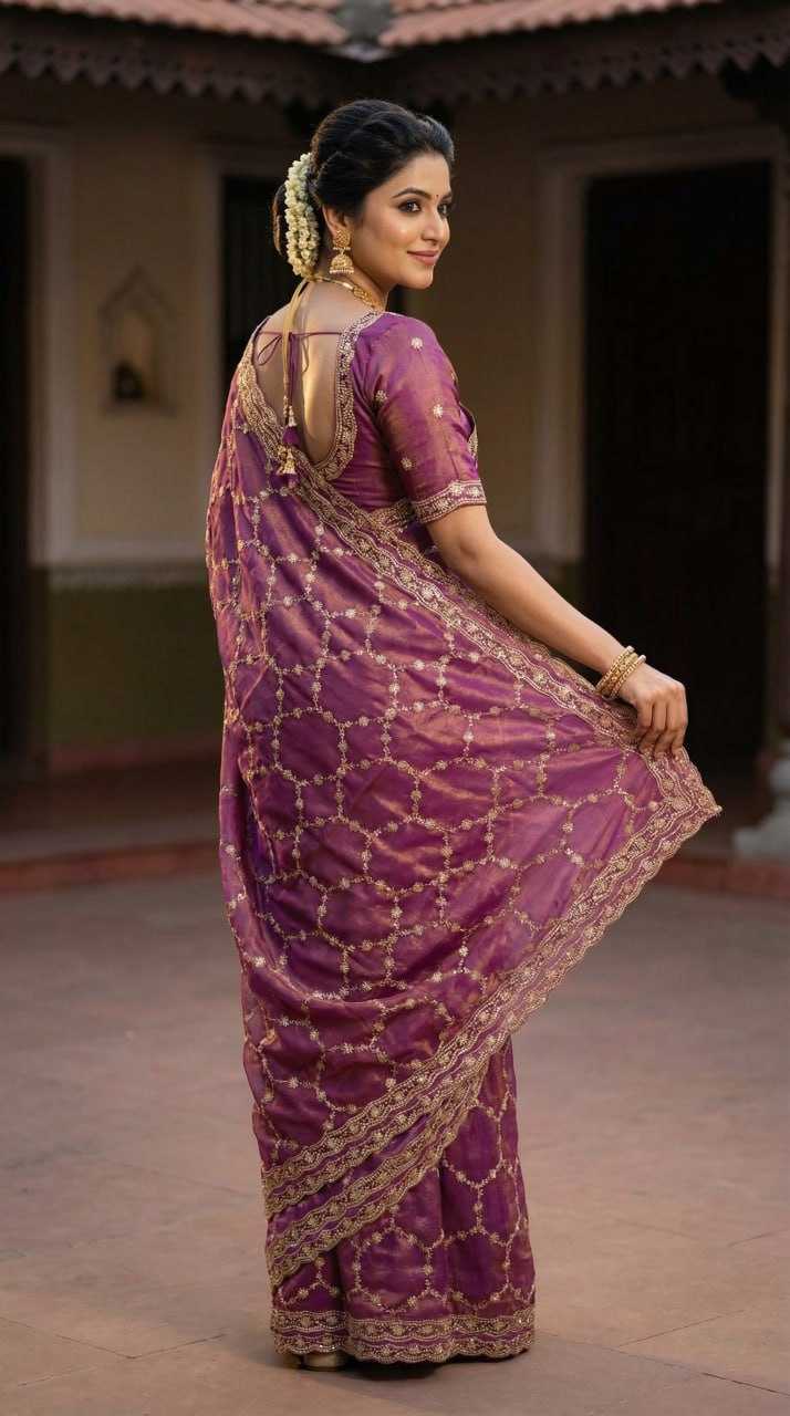 Ynf Pure Silk KESH651 Nexa Sarees Wholesale Sequence Sarees Embroidered Sarees Cutwork Saree Manufacturer- Kapda Export