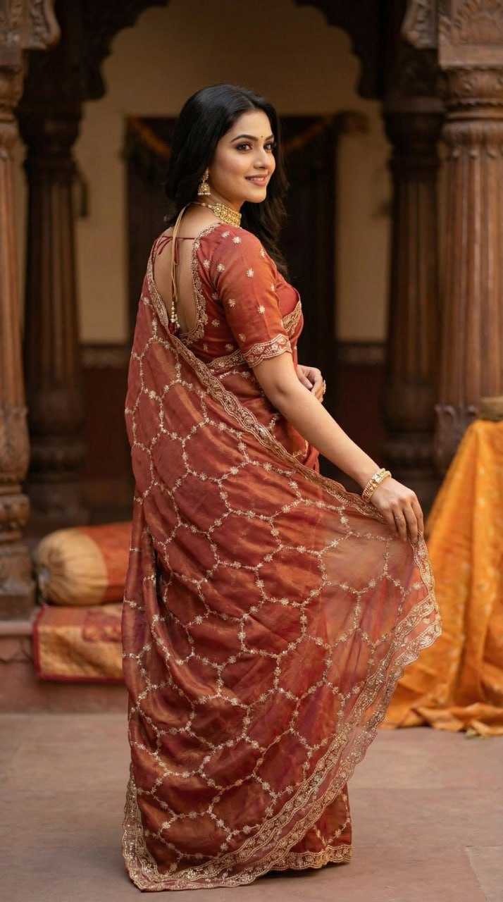 Ynf Pure Silk KESH651 Nexa Sarees Wholesale Sequence Sarees Embroidered Sarees Cutwork Saree Manufacturer- Kapda Export