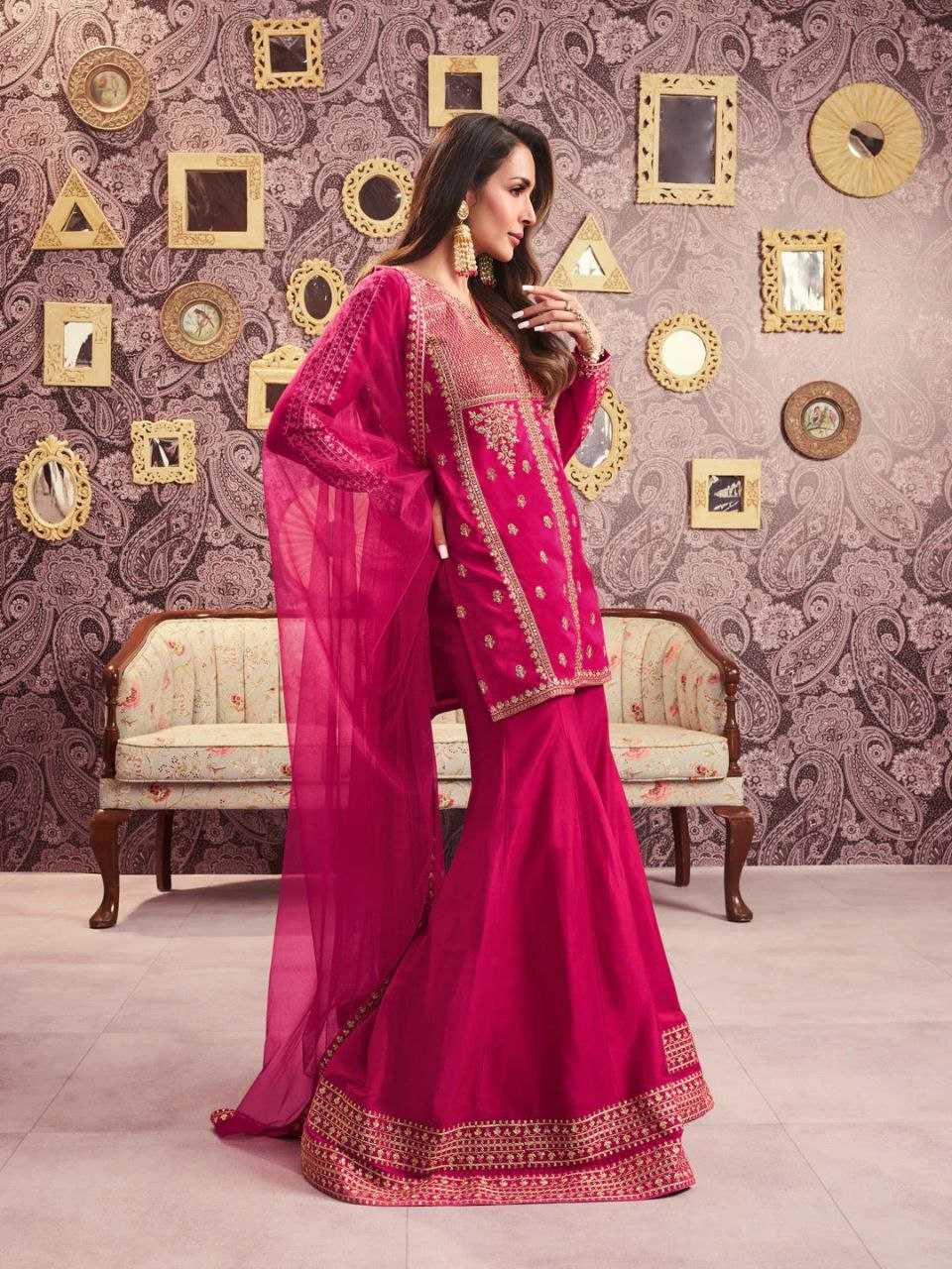 Ynf Pure Viscos KESH529 PANKHURI Kurti Wholesale Designer Kurtis Embroidered Kurtis Silk Kurtis Manufacturer- Kapda Export